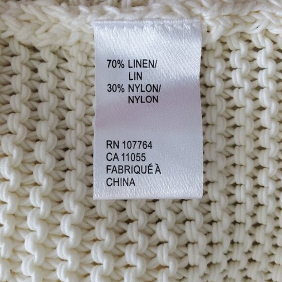 One Girl Who Open Knit Collared Cardigan Embellished Tie Front Hem  Cottagecore - Picture 11 of 12